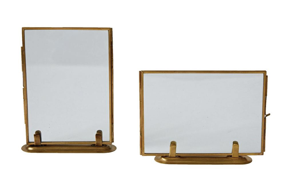 brass frame with stand