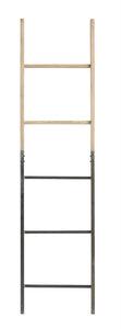 decorative ladder, blanket storage